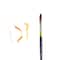 Golden Taklon Short Handle Dagger Striper Brush by Artist&#x27;s Loft&#x2122; Vienna 